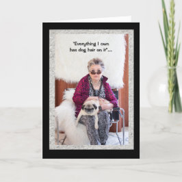 Cartão Cabelo de Cachorro e todos... me amam, amam meu ca
