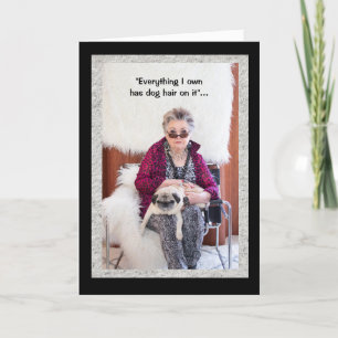 Cartão Cabelo de Cachorro e todos... me amam, amam meu ca