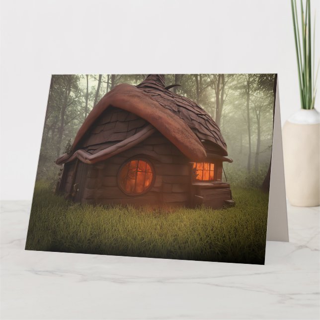 CARTÃO CABIN IN WOODS ART THINKING OF YOU CARDS (Frente)