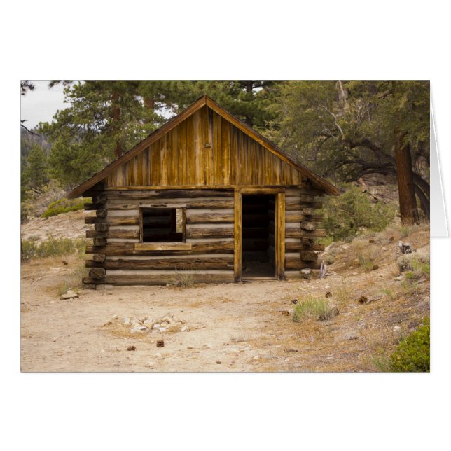 Cartão Cabine da montanha (Frente Horizontal)