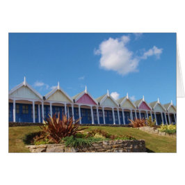 Cartão Cabines de Praia Tradicionais Britânicas