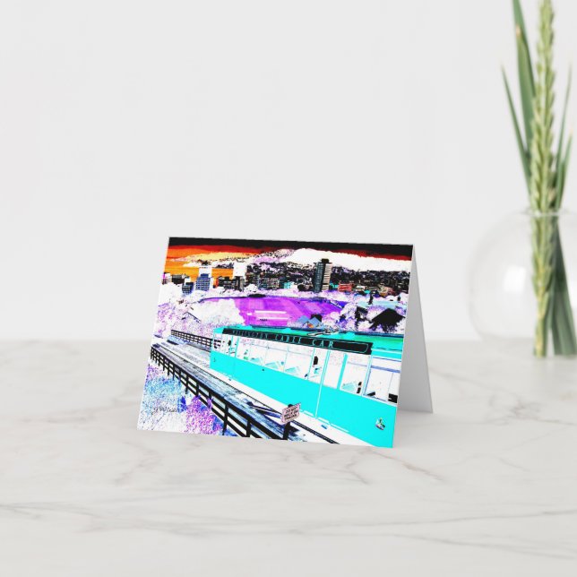 Cartão Cable Car Greeting Card (Frente)