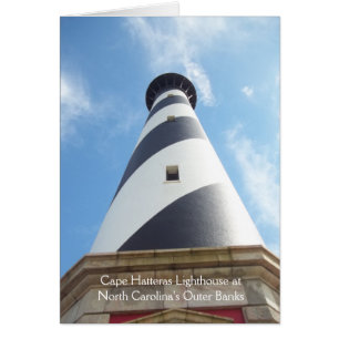 Cartão Cabo Hatteras Outer Banks Lighthouse Card