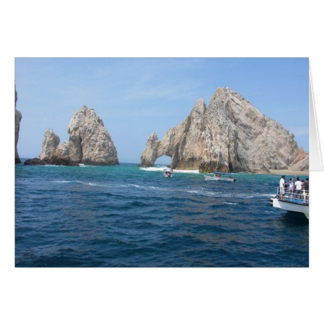 Cartão Cabo San Lucas, México (Frente Horizontal)