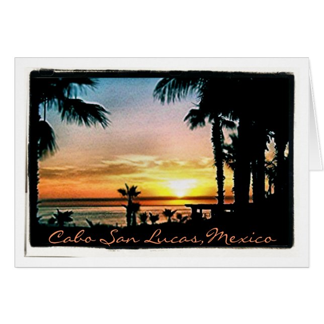 Cartão Cabo San Lucas Tranquilo (Frente Horizontal)