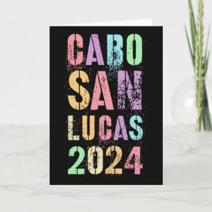 Cartão Cabo San Lucas Vintage Relaxando Minhas Férias de