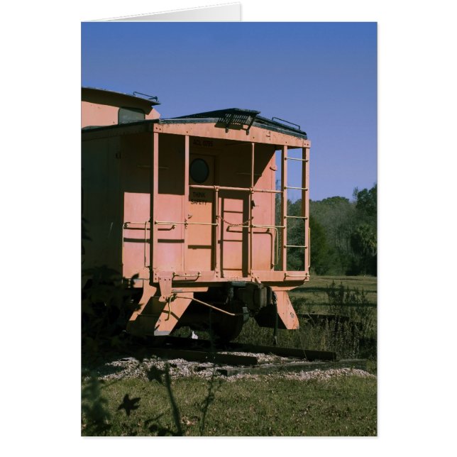 Cartão Caboose Rosa (Frente)
