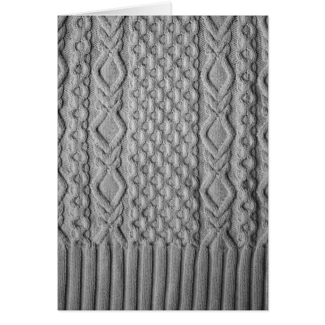 Cartão Cabos feitos malha luxúria (Frente)