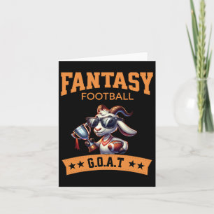 Cartão Cabra Campeã de Futebol Fantástico Engraçada