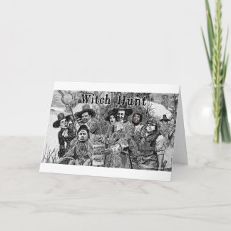Cartão Caça a as bruxas