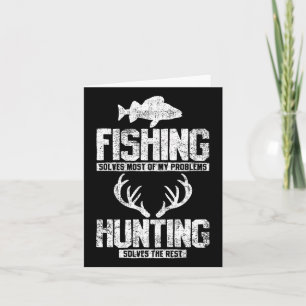 Cartão Caça à pesca