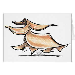 Cartão Caça Afegã Ocupada