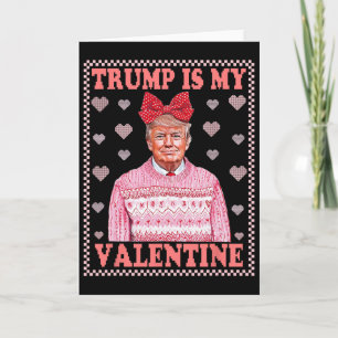 Cartão Caça ao Veado Trump Retro Camuflagem Engraçado Alc
