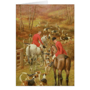 Cartão Caça Cena, 1906