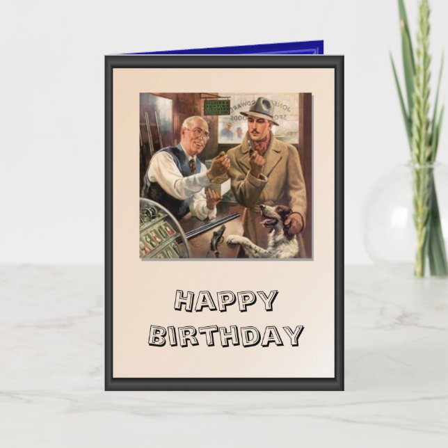 Cartão Caça e entreposto de pesca (Frente)