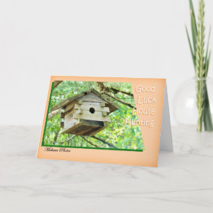 Cartão Caça em casa - personalizar