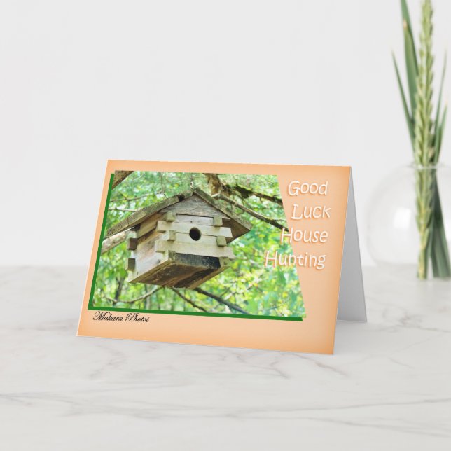Cartão Caça em casa - personalizar (Frente)