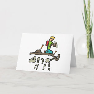 Cartão Caça Fóssil