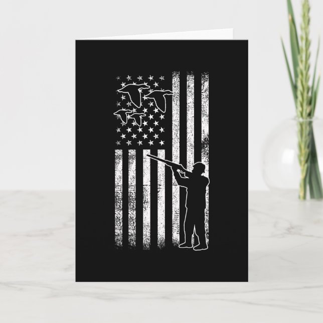 Cartão Caçador de Caça de Pato Caça Pato (Frente)