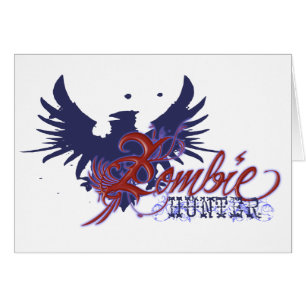 Cartão Caçador do zombi