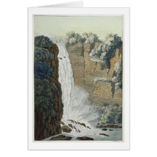 Cartão Cachoeira de Tequendama no rio de Bogotá, Colômb