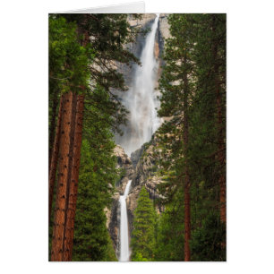 Cartão Cachoeira de Yosemite, Califórnia