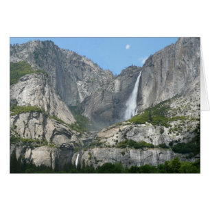 Cartão Cachoeira de Yosemite III do Parque Nacional de Yo