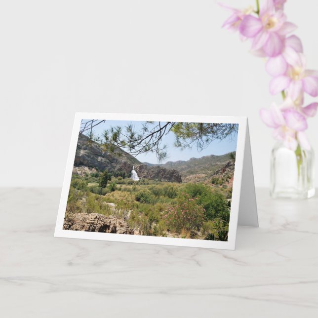 Cartão Cachoeira em Domeño Viejo, Valência, Espanha (Orquídea)