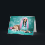Cartão Cachorro afegão re-BARKable Funny Birthday<br><div class="desc">Todos sabemos que uma amiga que nunca deixa envelhecer fica no caminho de parecer atordoante toda vez que a vemos,  certo? Este engraçado "Afghan Hound" com cabelo colorido em cores ousadas,  é um par de pares com uma mensagem humorística de aniversário para aquela garota em sua vida.</div>