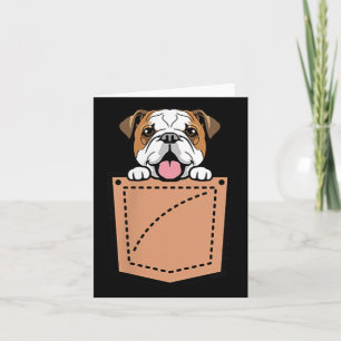 Cartão Cachorro-Bolsa Inglês