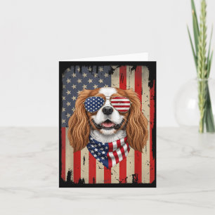 Cartão Cachorro Cavalier King Charles Spaniel de 4 de Jul