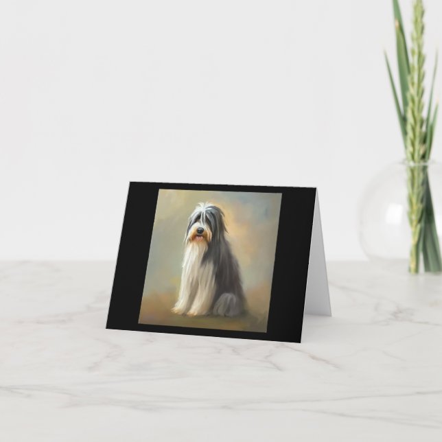 Cartão Cachorro Collie (Frente)