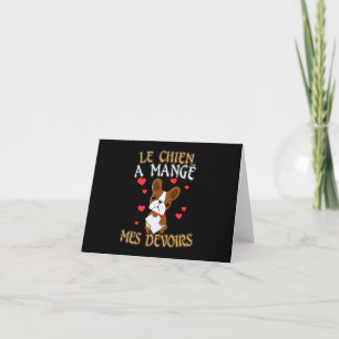 Cartão Cachorro Comeu Meu Trabalho De Casa - Aprendendo C