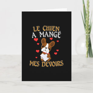 Cartão Cachorro Comeu Meu Trabalho De Casa - Aprendendo C