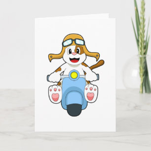 Cartão Cachorro como motociclista com Scooter.PNG