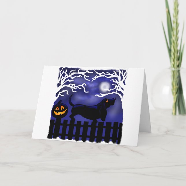 Cartão Cachorro da Lua (Frente)