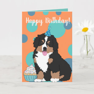 Cartão Cachorro da Montanha Bernese