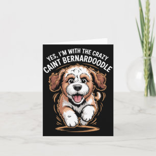Cartão Cachorro De Estimação Engraçado Masculino Raça Com