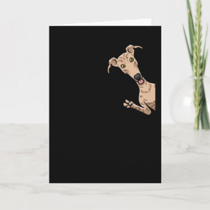 Cartão Cachorro Galgo Espanol com Pentro Espanhol de Bike