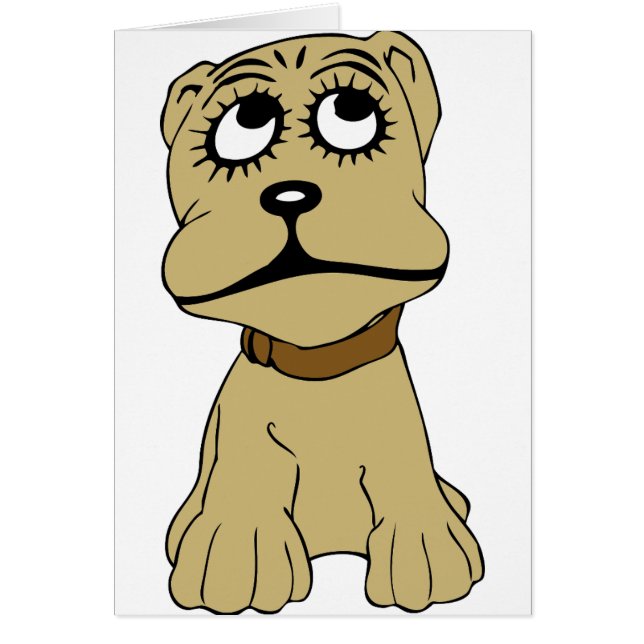 Cartão Cachorro Gelado (Frente)