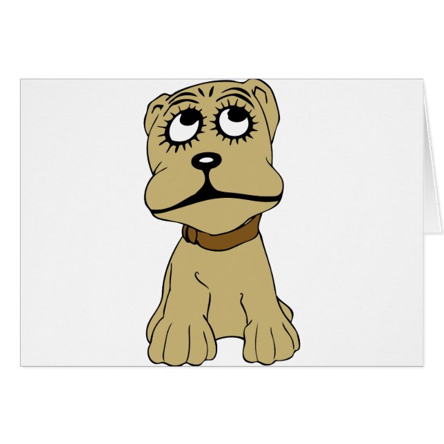 Cartão Cachorro Gelado (Frente Horizontal)