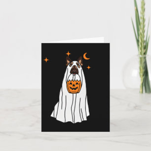 Cartão Cachorro german shepherd E Abóbora No Halloween Fu