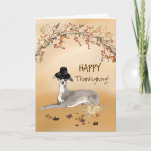 Cartão Cachorro Italiano Engraçado Chapéu de Peregrino Di