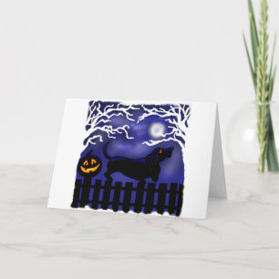 Cartão Cachorro Lua