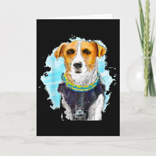 Cartão Cachorro Patrono - Cachorro Russell Terrier - Guer