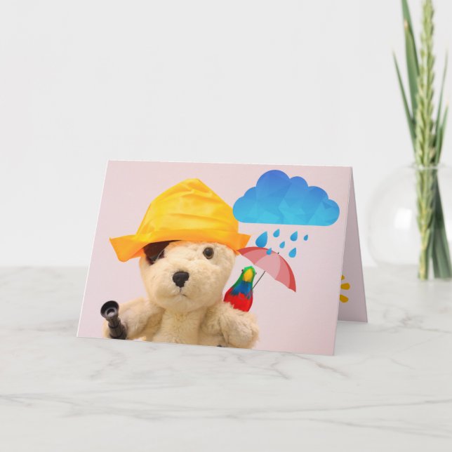 Cartão Cachorro Pirata Bonito Fica Bem (Frente)