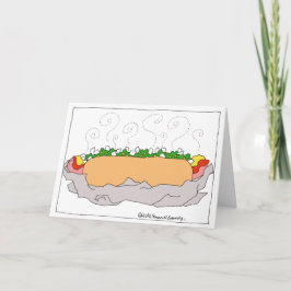 Cartão CACHORRO QUENTE! Parabéns / Eu Sabia Que Você Podi