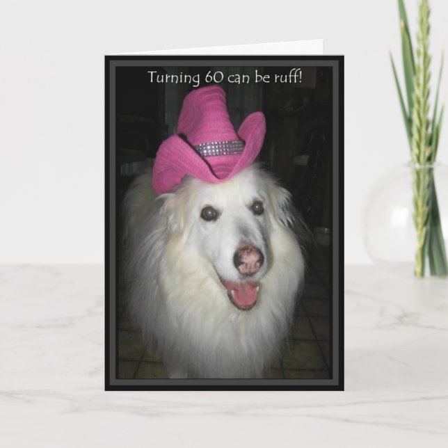 Cartão *Cachorro Sandy - 60º Aniversário (Frente)