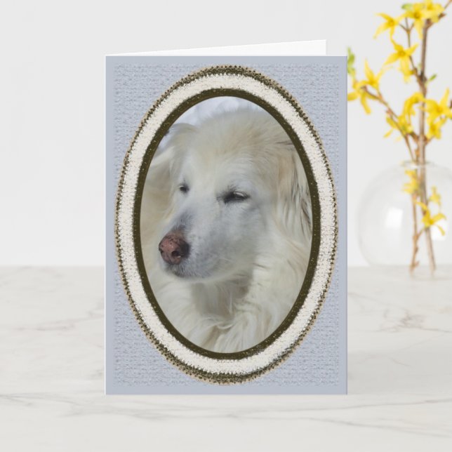 Cartão *Cachorro Sandy - Sentido Sua Falta (Flor Amarela)