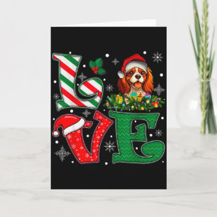 Cartão Cachorro X Cavalier King Charles Spaniel de Chapéu